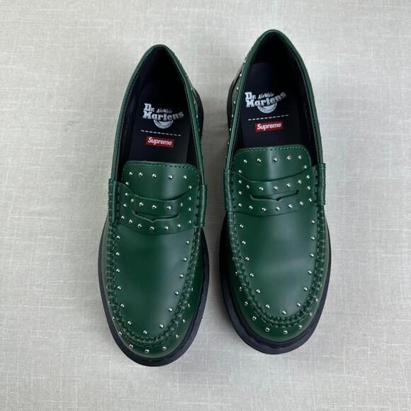 ๐ Supreme x Dr. Martens Studded Penton Loafer "DMS Green" 12M - Picture 4 of 6